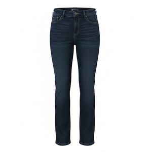 Democracy Absolution Straight Leg Jeans Dark Indigo Wash High Rise Womens Size 8